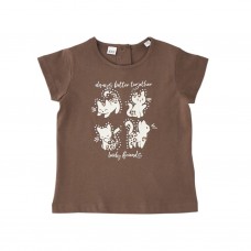 I DO μπλούζα παιδική 4.G553-0871 καφέ